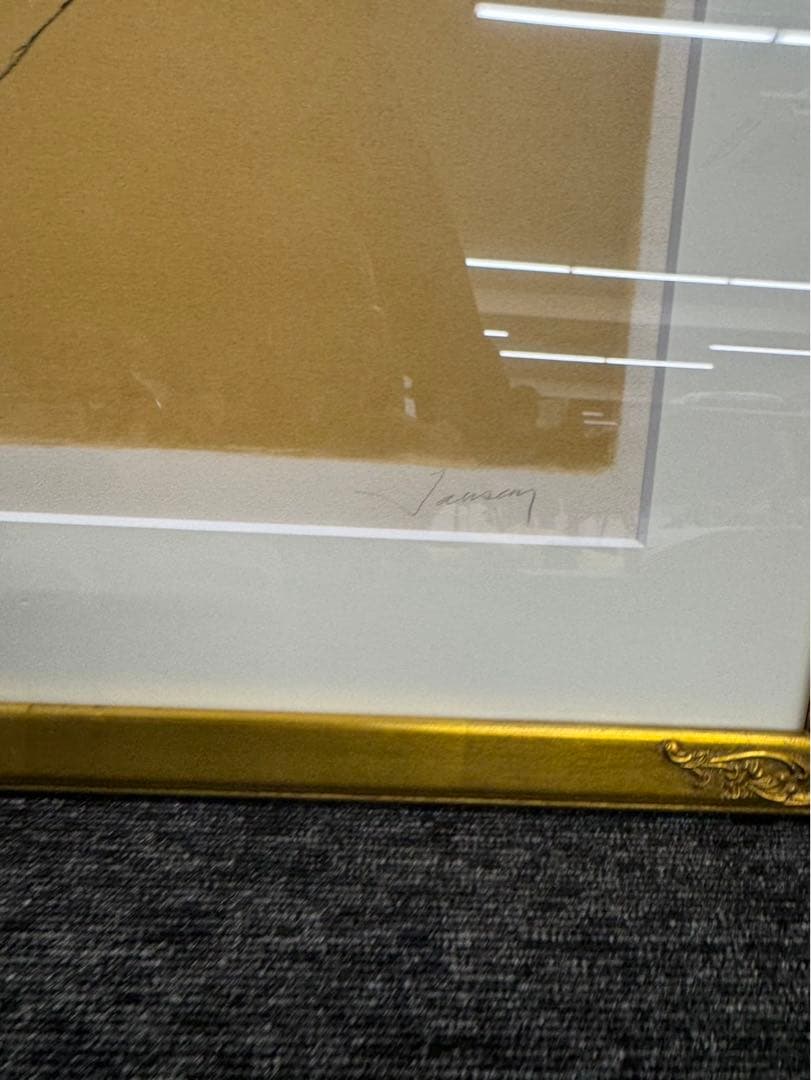 リトグラフ ジャン・ジャンセン 横たわるベロニック 直筆サイン - メルカリ