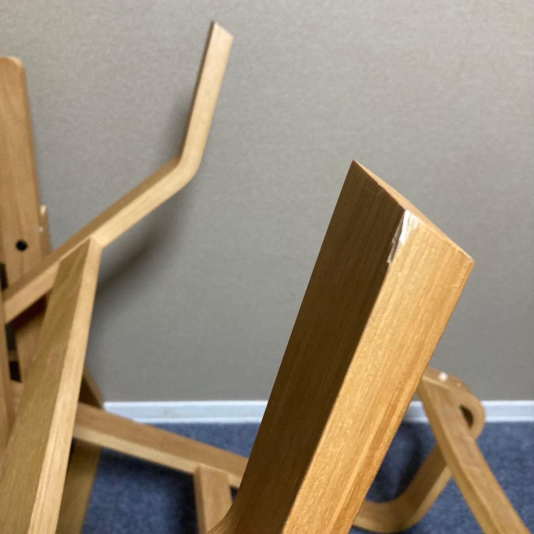 無印良品　リビングでもダイニングでもつかえるソファチェア　右