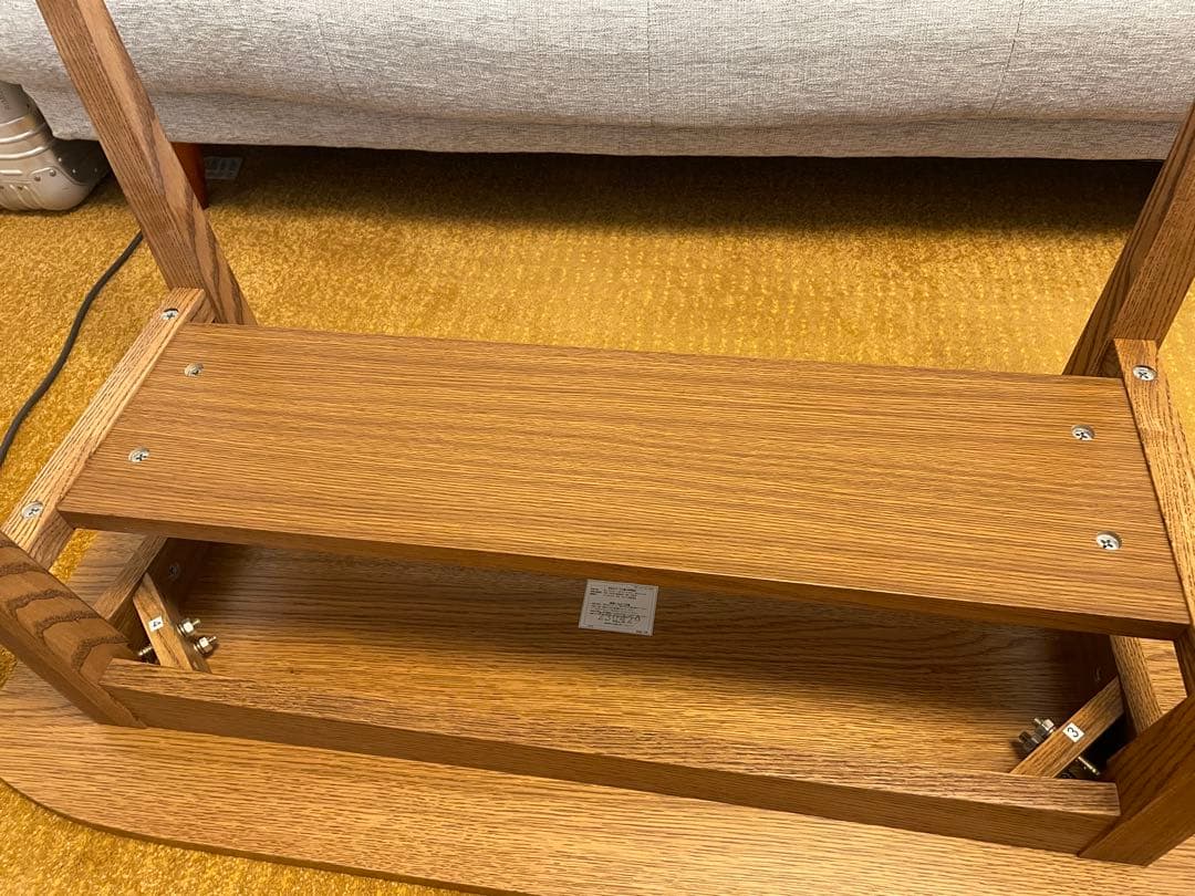 unico ウニコ　カフェテーブル クルト ブラウン w1000