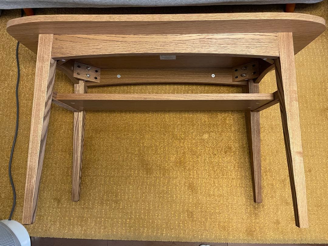 unico ウニコ　カフェテーブル クルト ブラウン w1000