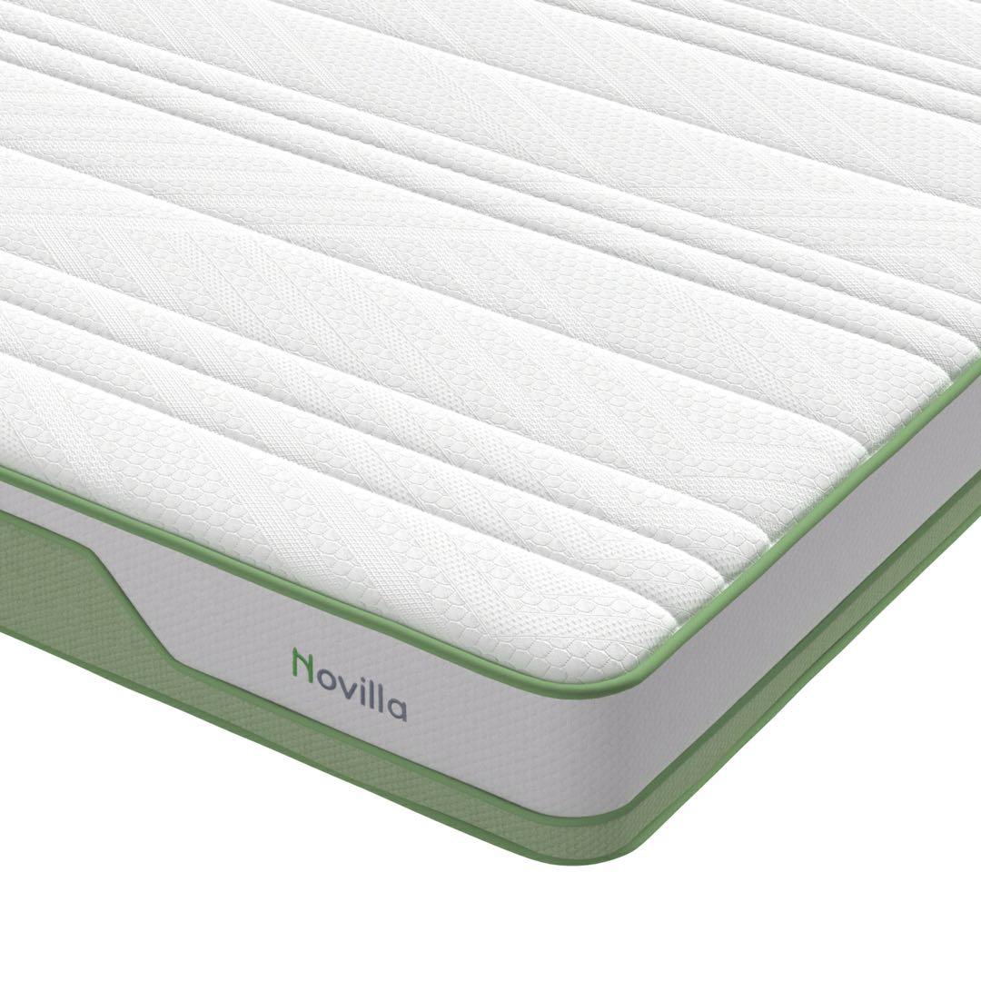 高密度ポケットコイル マットレス クイーン 厚さ18cm 通気性抜群 やや硬め