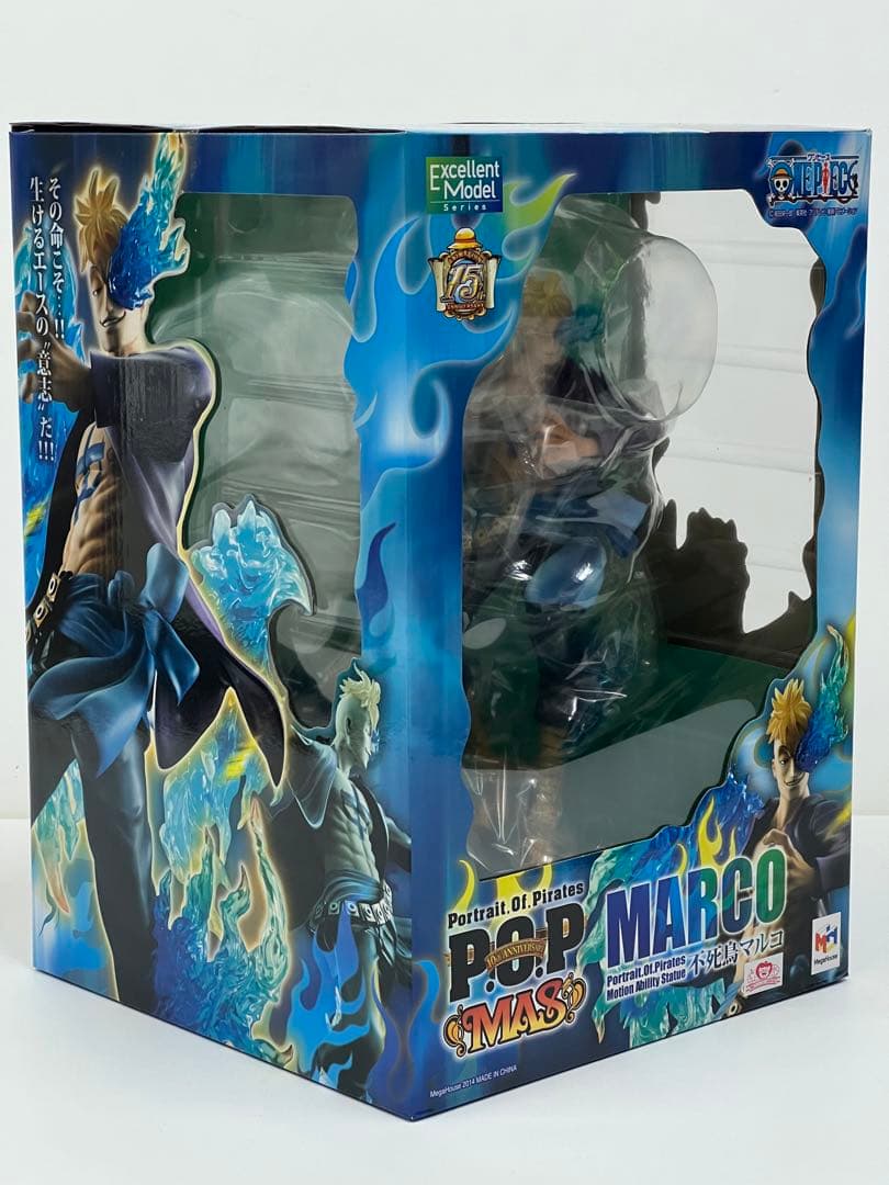 P.O.Pワンピース“MAS” 不死鳥マルコ　初版黄足 国内正規品　未開封