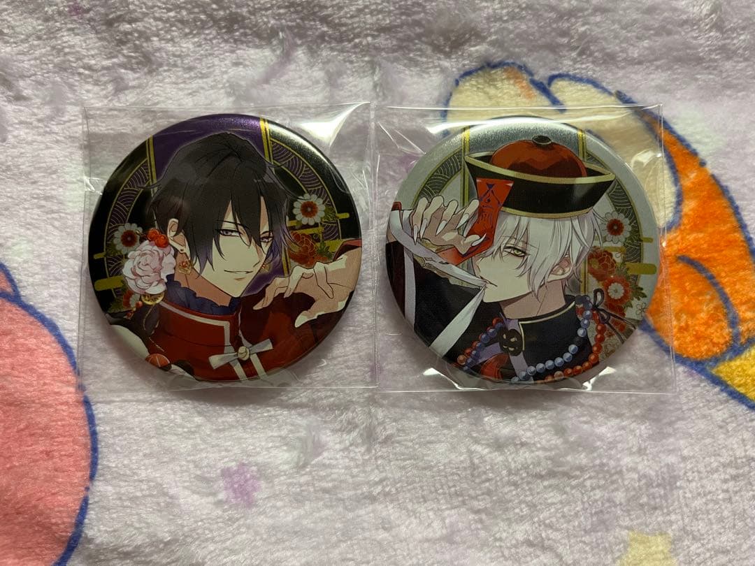 ツキウタ。 太極伝奇 缶バッジ 睦月始 霜月隼 セット - メルカリ