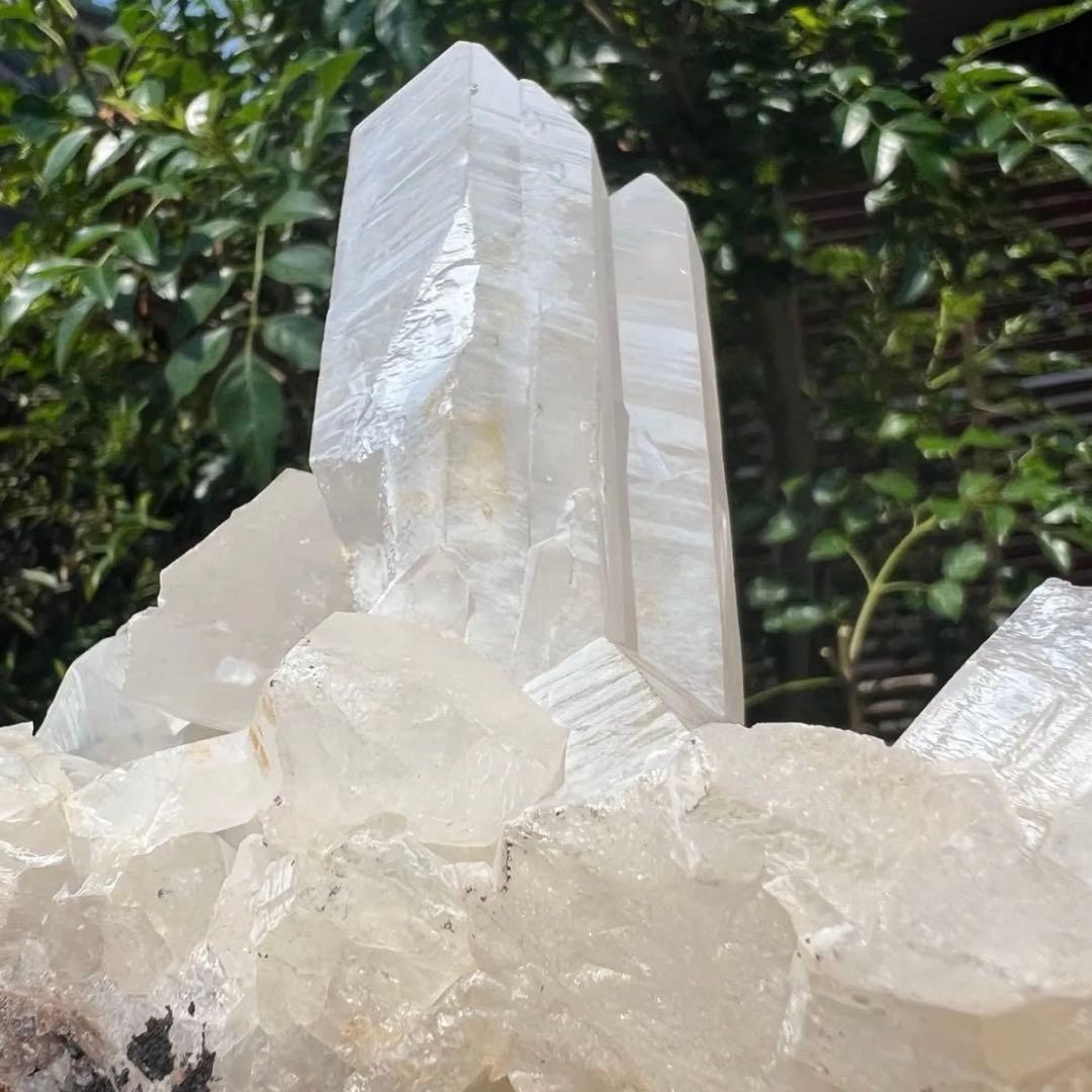 ☆癒される美麗クラスター☆水晶クラスター パワーストーン 天然石 原石 水晶