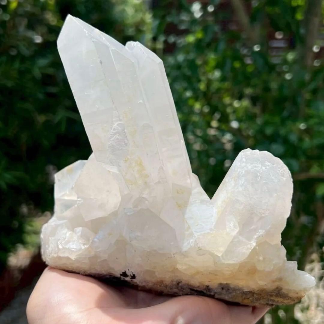 ☆癒される美麗クラスター☆水晶クラスター パワーストーン 天然石 原石 水晶