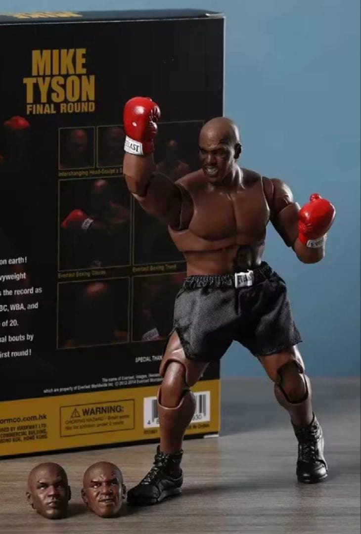 マイクタイソン、モハメドアリ2体セット全身 関節 可動 アクション