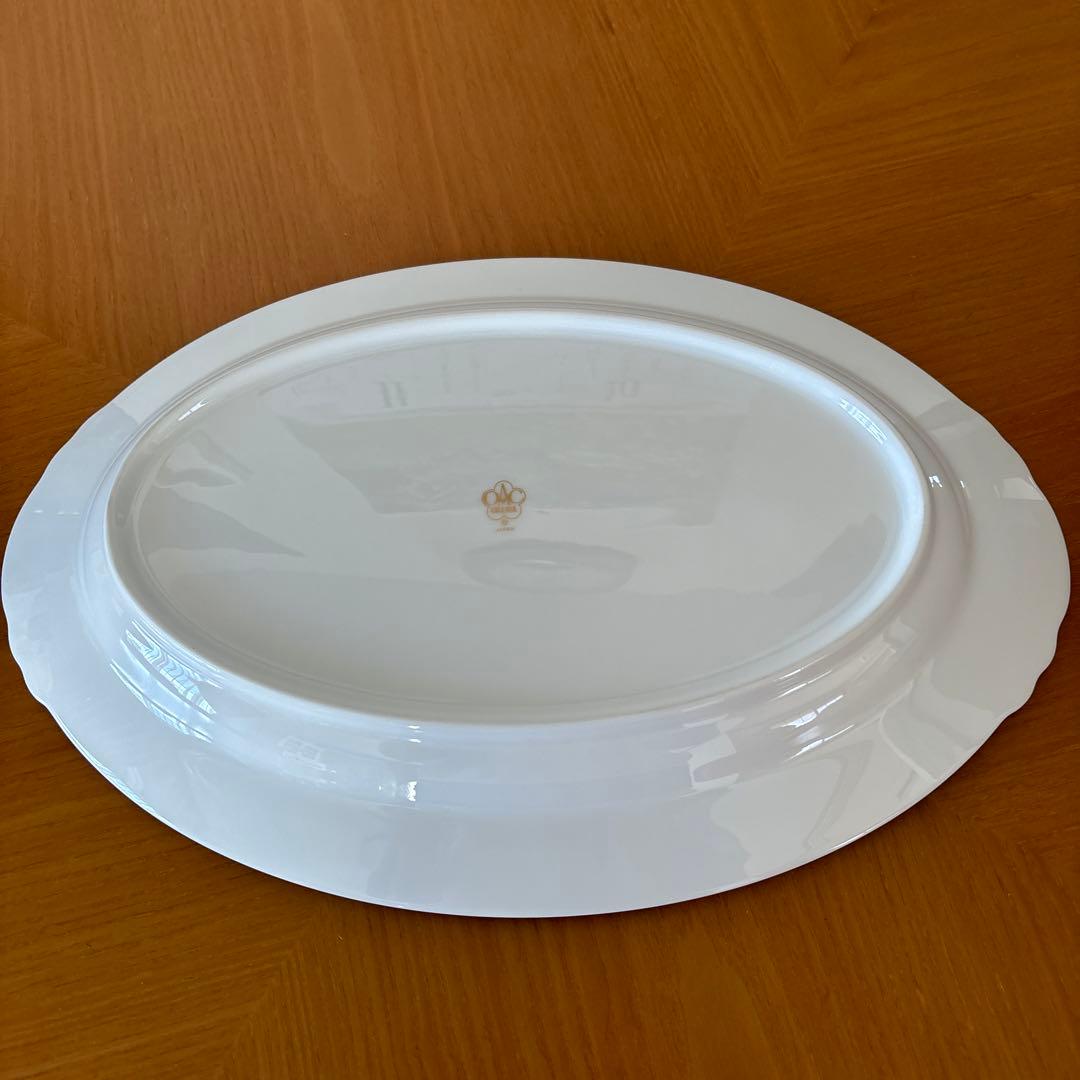 大倉陶園　片葉金蝕　ベーカー