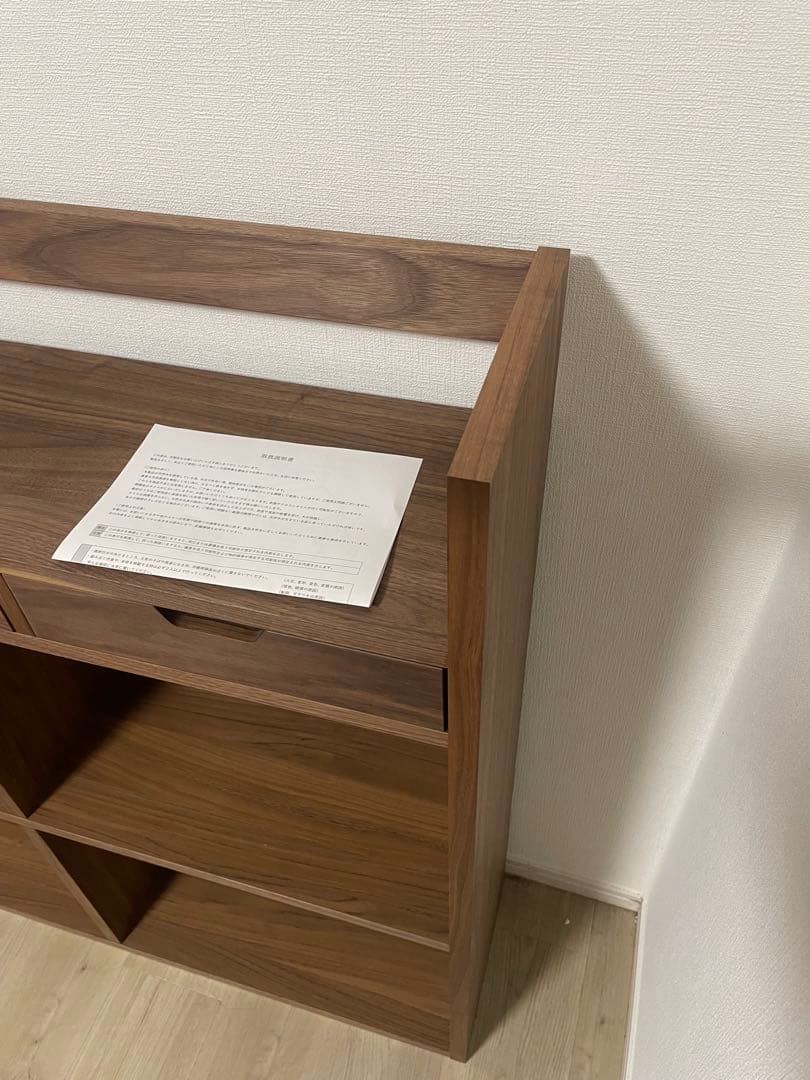 杉工場　ウォールナット　シェルフ　クッカ