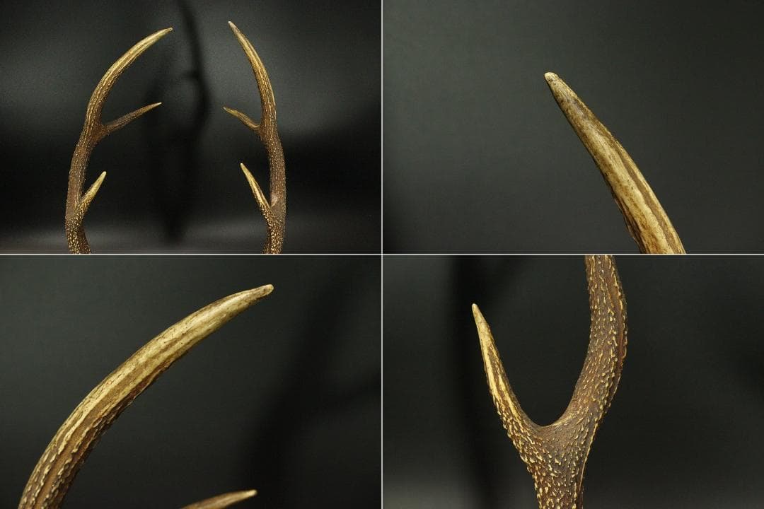 武具甲冑 讃岐 堆朱 刻 雲蝙蝠 鹿角 吉祥 刀掛(LC328) - メルカリ