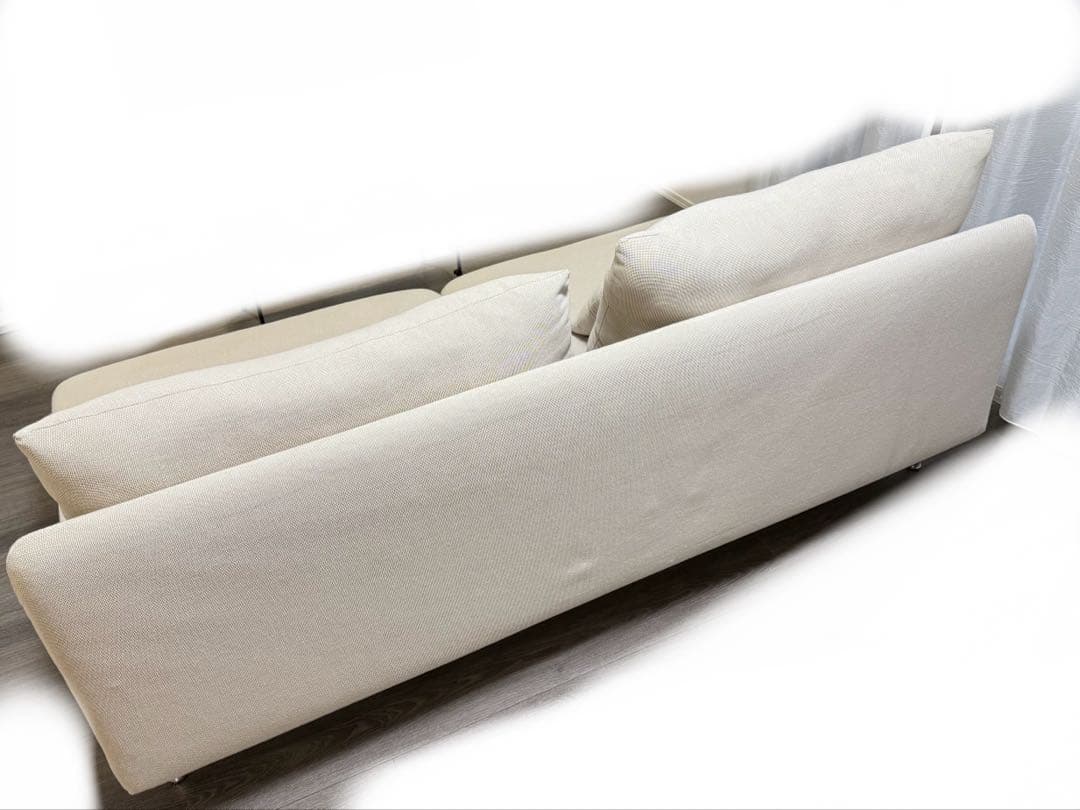 SÖDERHAMN 3人掛けソファ フリドゥナライトベージュ