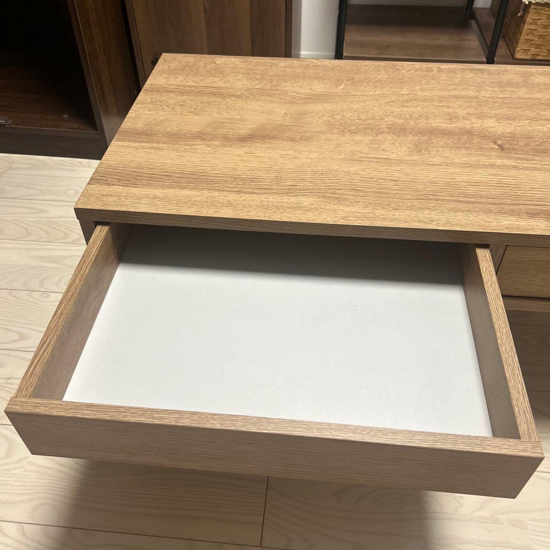 lowya ロウヤ　リビングテーブル ローデスク 引き出し付き