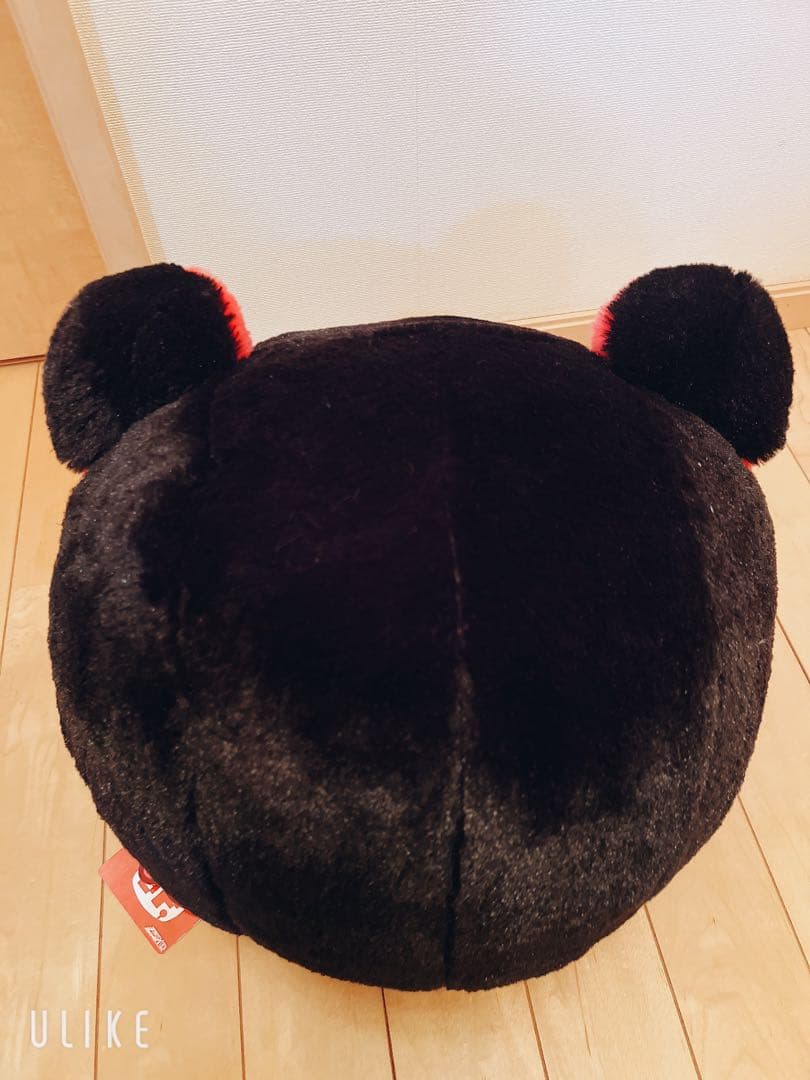 チャックスGP XL顔グルーミーぬいぐるみブラック