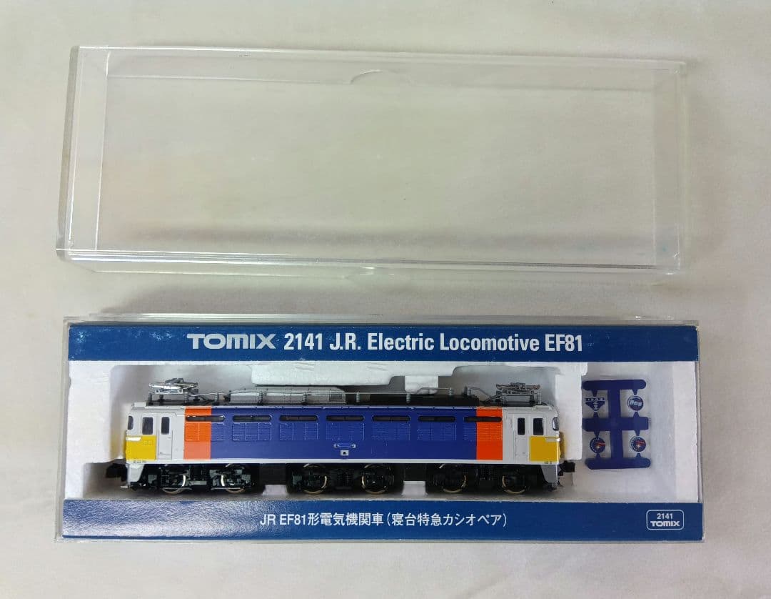 Tomix JR EF81形電気機関車(寝台特急カシオペア) Nゲージ　2141