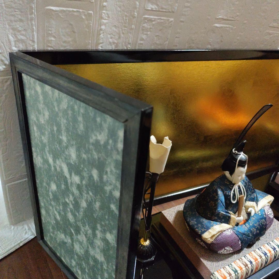 伝統的雛人形　江戸木目込人形　一秀作　親王飾り　安土雛