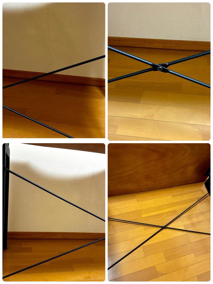 ルームズ大正堂 木製 デスク 120cm ブラウン×ブラック 机 家具 送料込