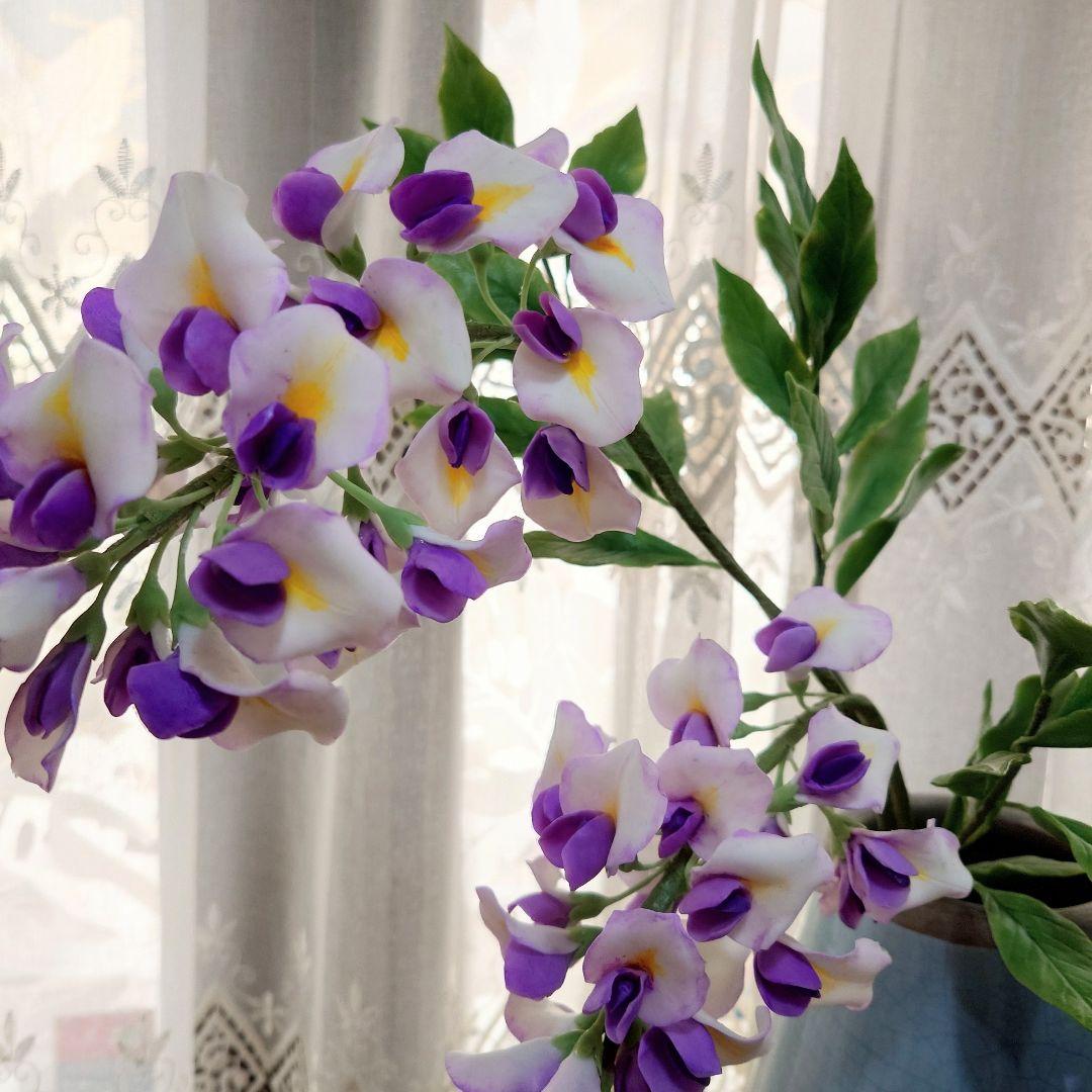 専用　藤の花　クレイフラワー