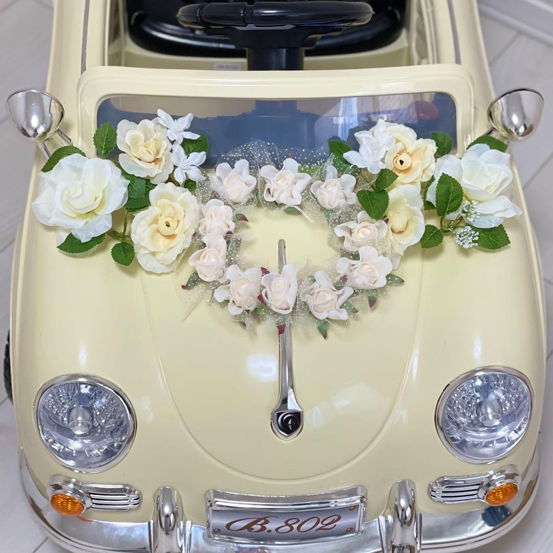 結婚式】電動乗用ラジコンカー飾り付き リングガール・リングボーイ