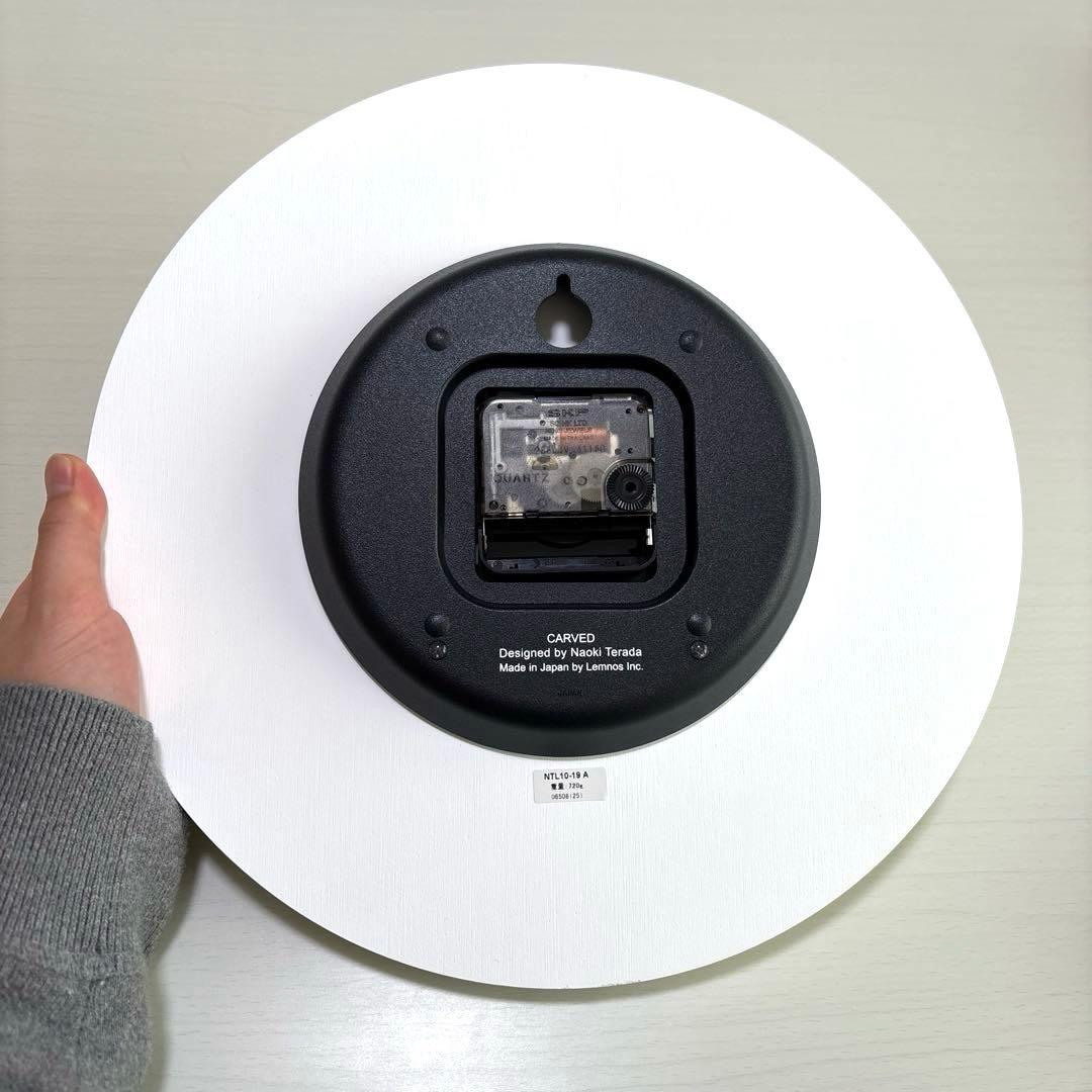 インテリア時計 CARVED NTL10-19 Arabic Roman line