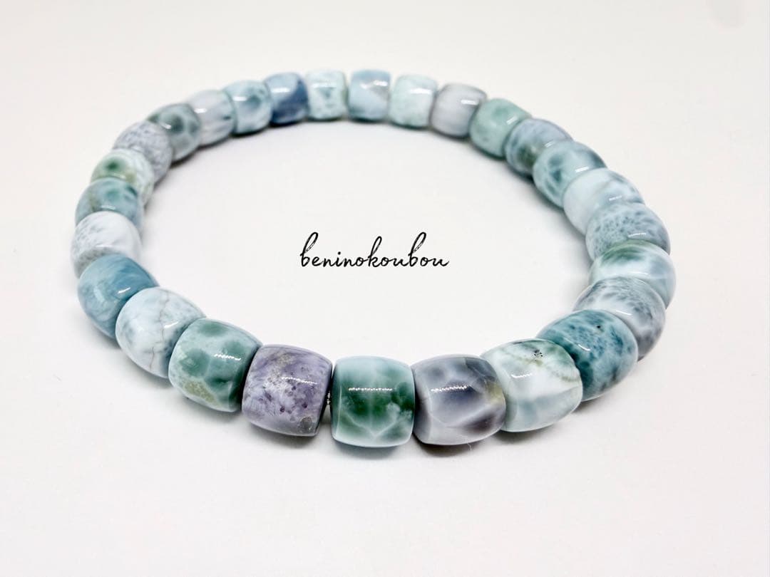 【一点物】心を整え、穏やかな変化を導くパープルラリマー｜上質チューブブレスレット