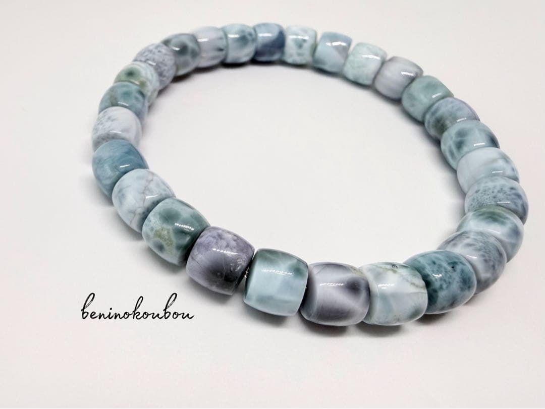 【一点物】心を整え、穏やかな変化を導くパープルラリマー｜上質チューブブレスレット