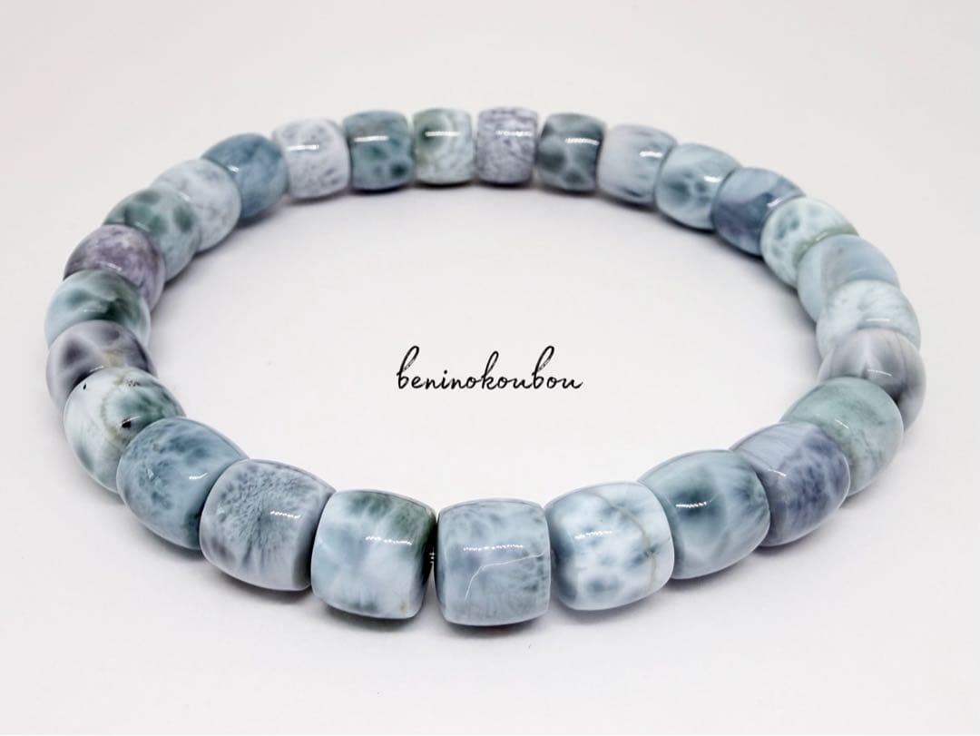 【一点物】心を整え、穏やかな変化を導くパープルラリマー｜上質チューブブレスレット