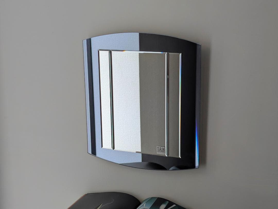 ビンテージ 90s ウォールミラー シック ジャパニーズ ポストモダン TAN