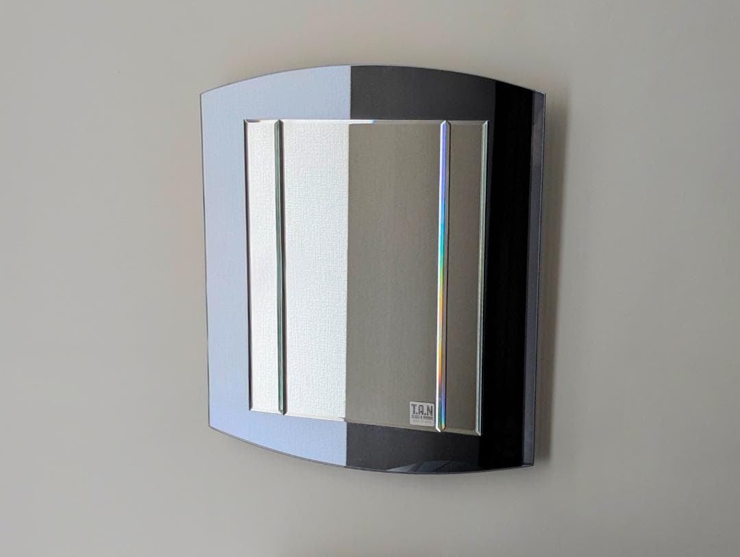 ビンテージ 90s ウォールミラー シック ジャパニーズ ポストモダン TAN