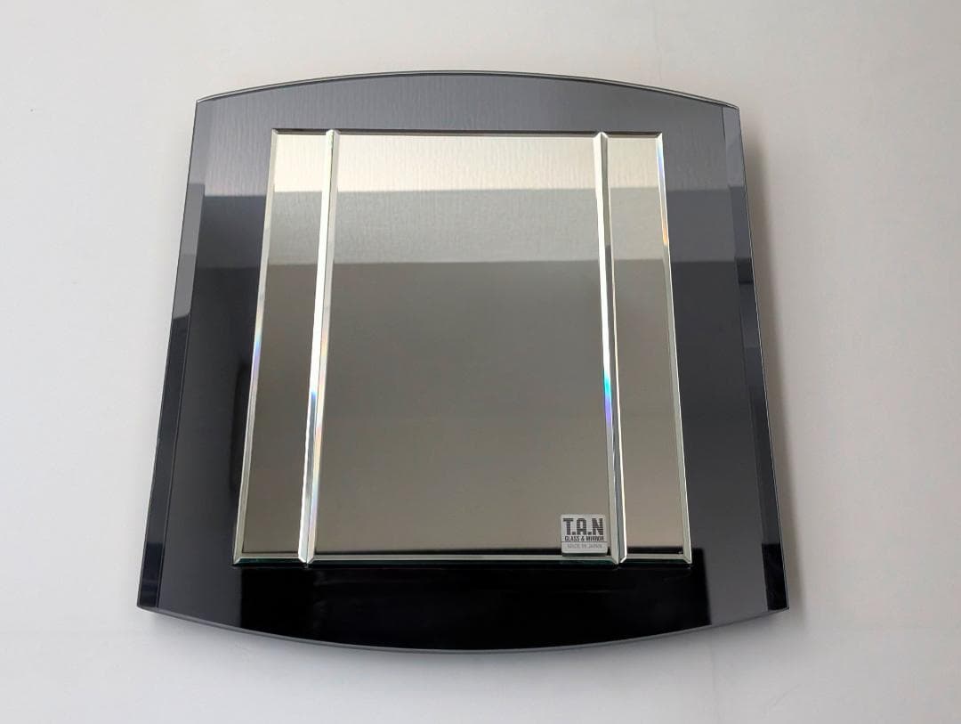 ビンテージ 90s ウォールミラー シック ジャパニーズ ポストモダン TAN