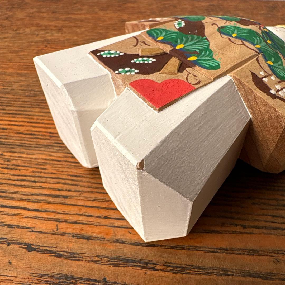 奈良一刀彫 木製 立ち雛 作家物 藤代光雄 創作雛 木彫り - メルカリ