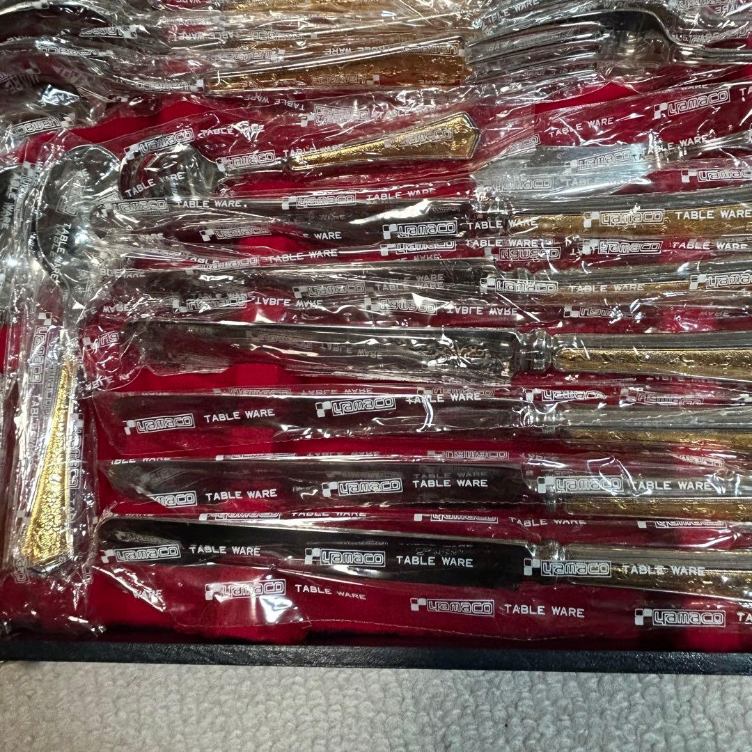 新品未使用品　ヤマコーカトラリーセット　7種類32本セット　18-8ステンレス