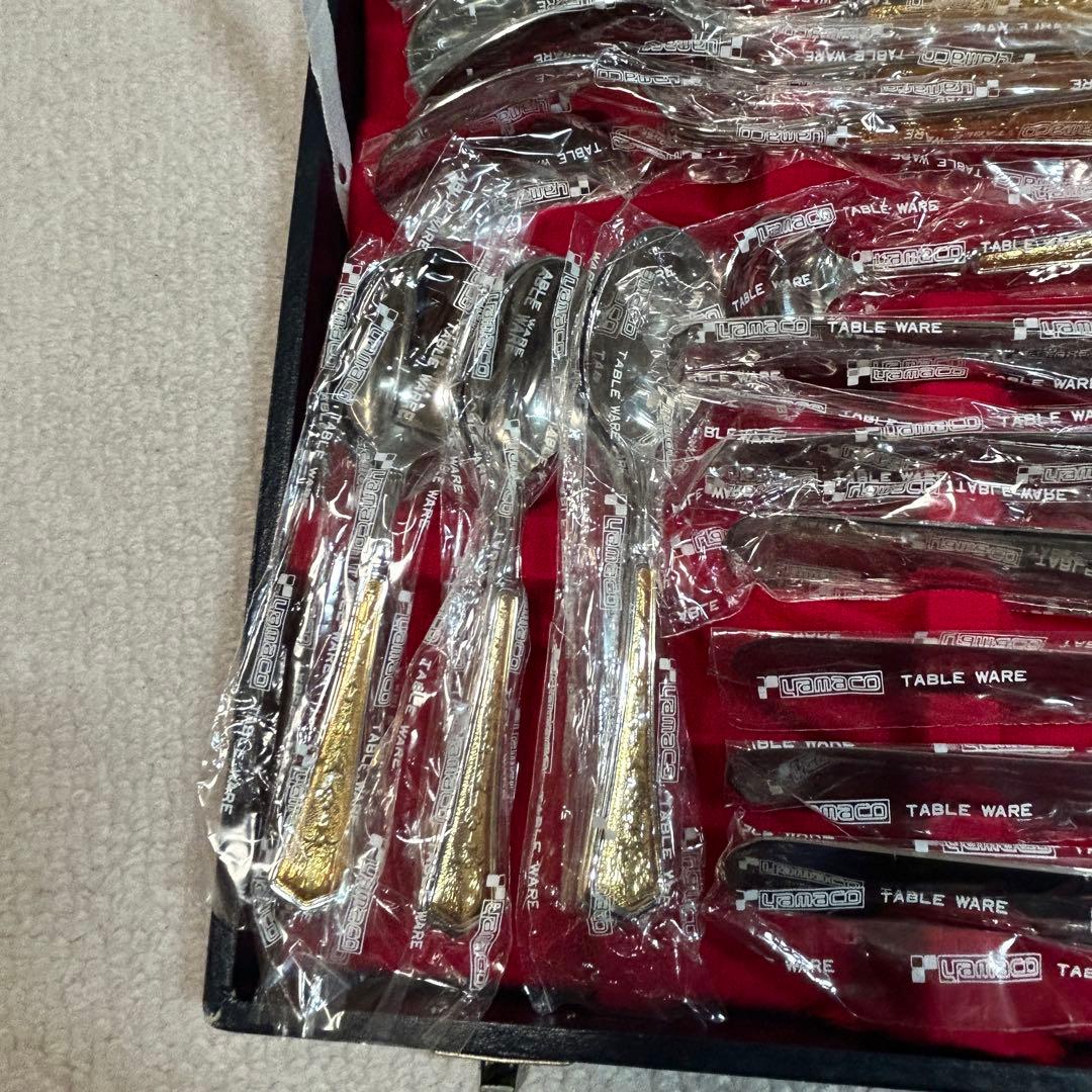 新品未使用品　ヤマコーカトラリーセット　7種類32本セット　18-8ステンレス