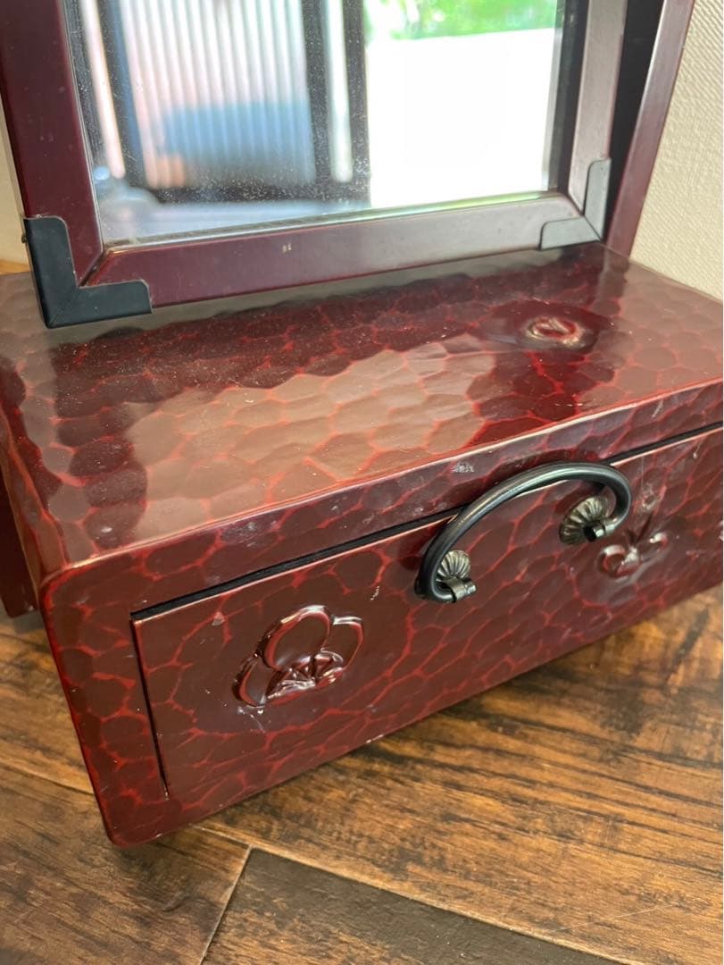 鎌倉彫 安斎 鏡台 姫鏡台 梅