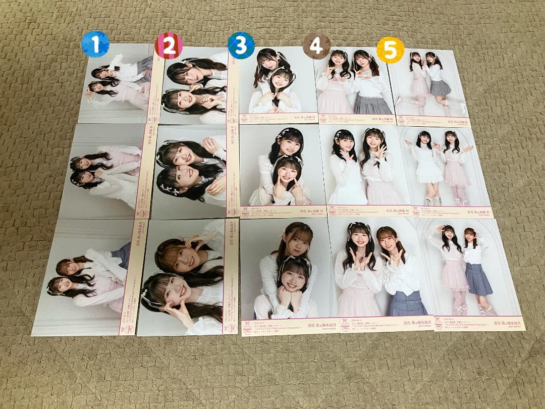 ナナニジ　22/7　涼花萌卒業コンサート　ブロマイド　バラ売り