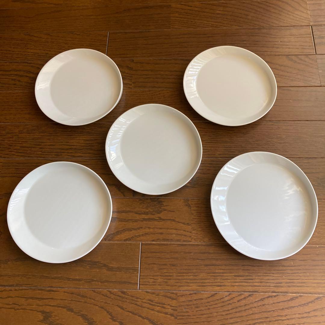 白山陶器 ホワイト陶磁器皿5枚セット - メルカリ