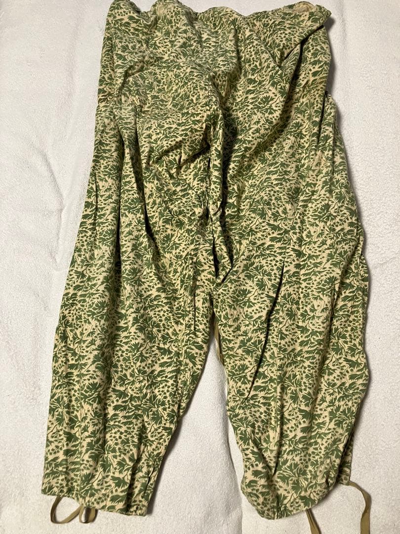 ルーマニア軍]‼️50s サマーリーフカモ スナイパー スモック パンツ