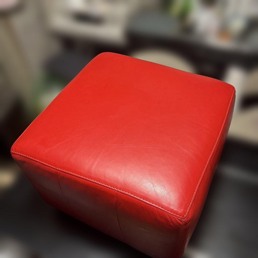 Leather world オットマン