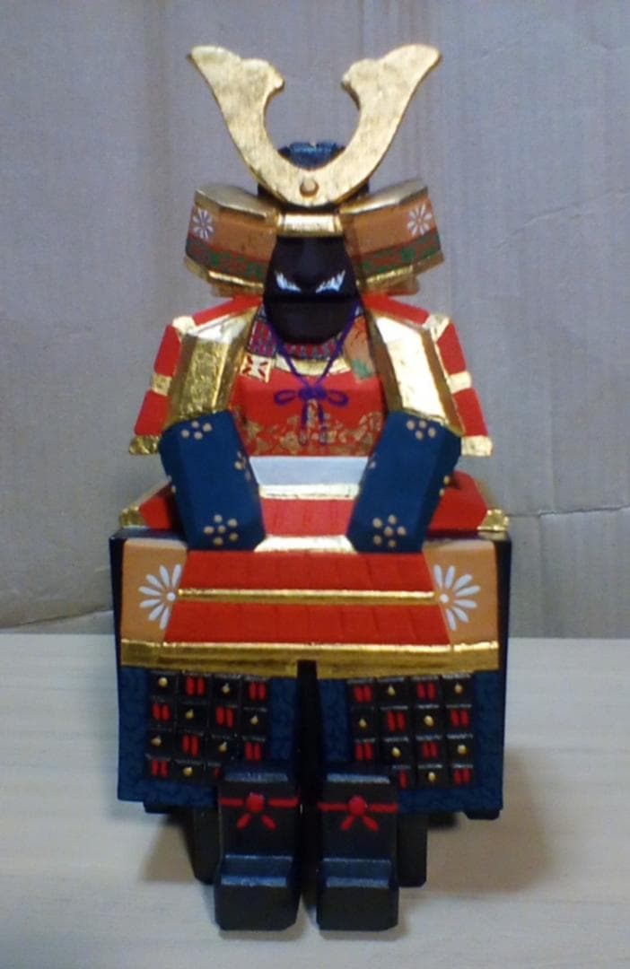 奈良一刀彫　五月人形「甲冑平飾」