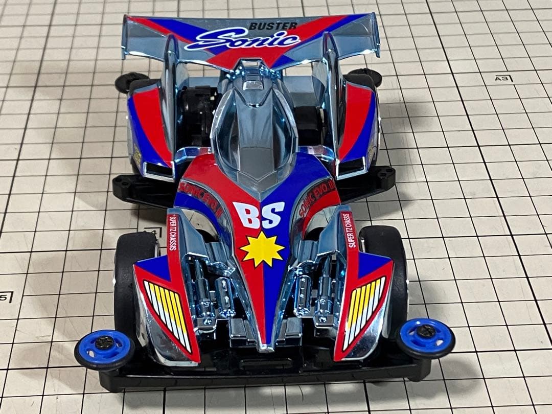 タミヤ ミニ四駆 バスターソニック ブルーメッキ ドレスアップ