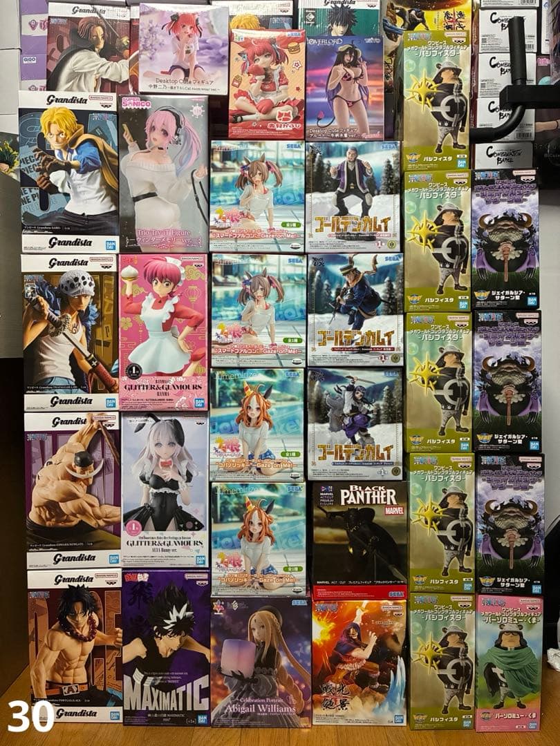 特価 最新 プライズフィギュア 62個 まとめ売り【ワンピ、幽遊白書