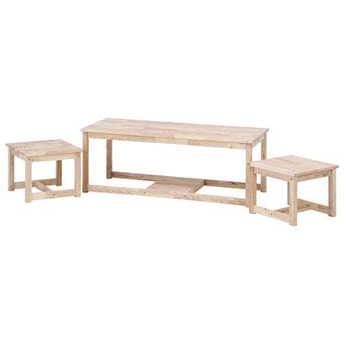 天然木製ネストテーブル ナチュラル シンプル