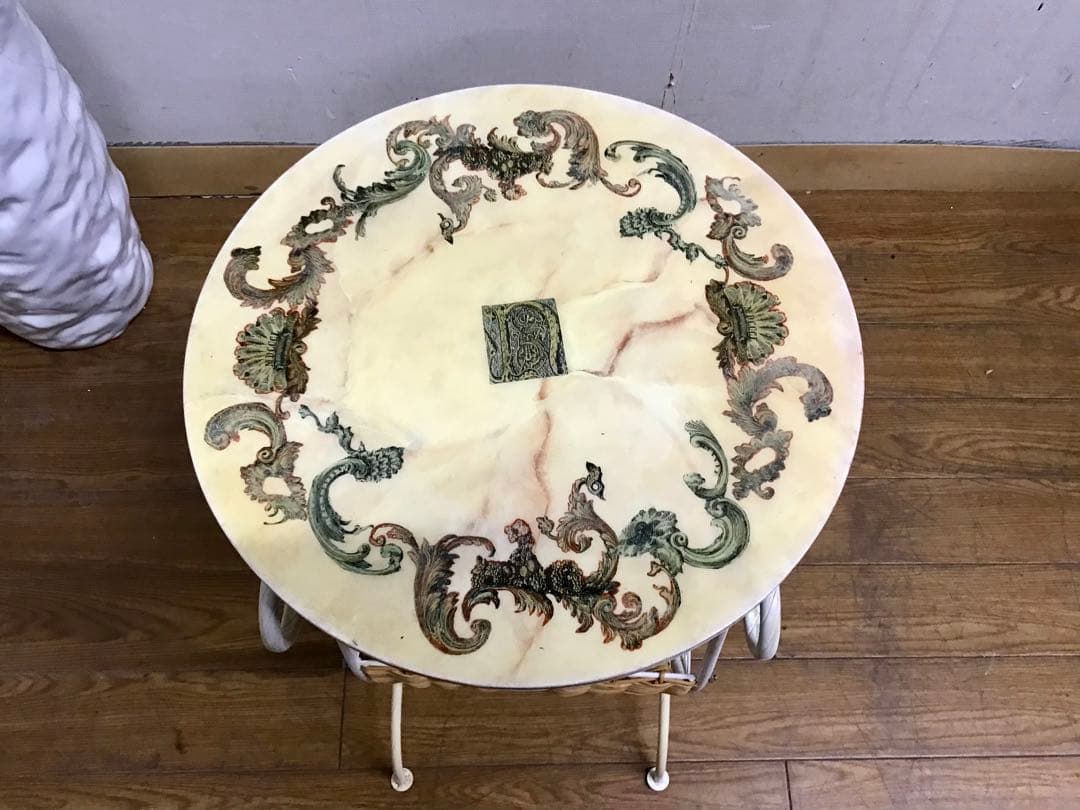 マーボー☆管212☆ヨーロピアンスタイル☆サイドテーブル⭐︎マガジンラック