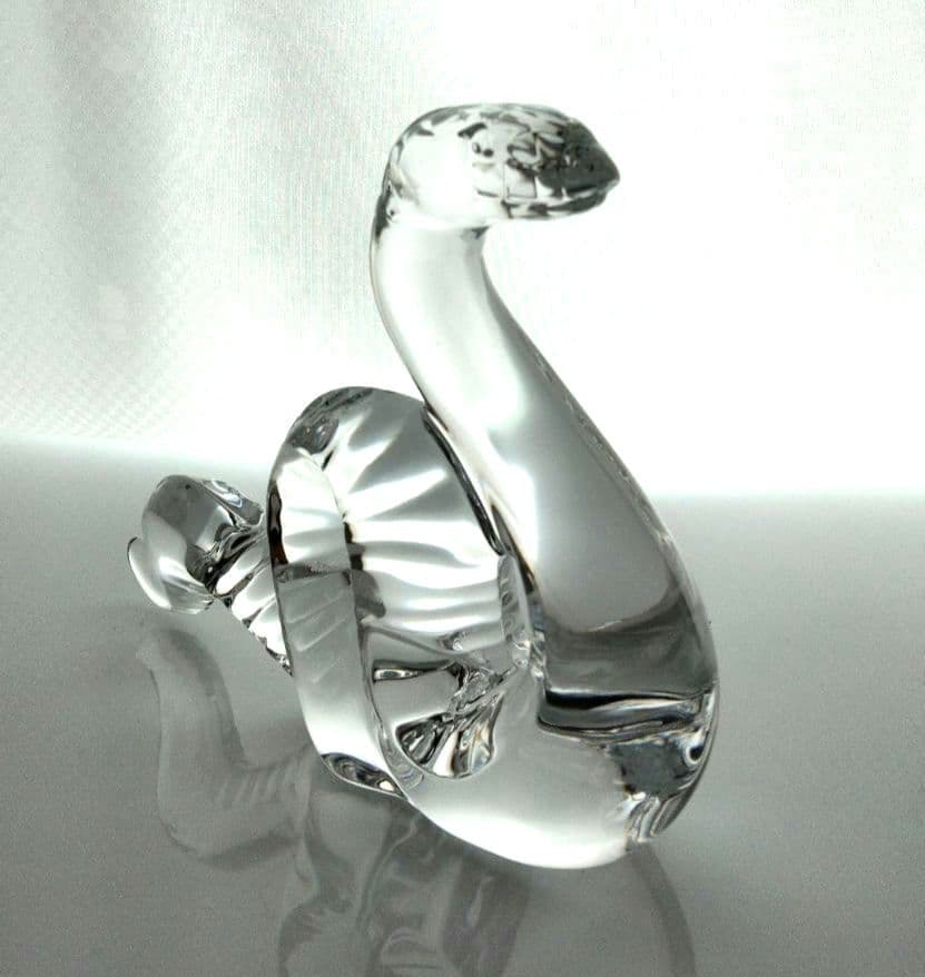 【新品】バカラ　蛇　ヘビ　へび　スネーク　大きい　干支　置物　オブジェ