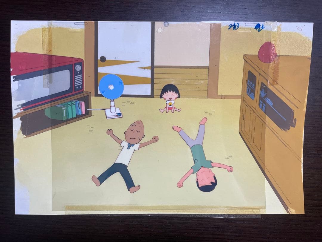 レア！ちびまる子ちゃん　さくらももこ　セル画 レア！ちびまる子ちゃん さくらももこ セル画 - メルカリ
