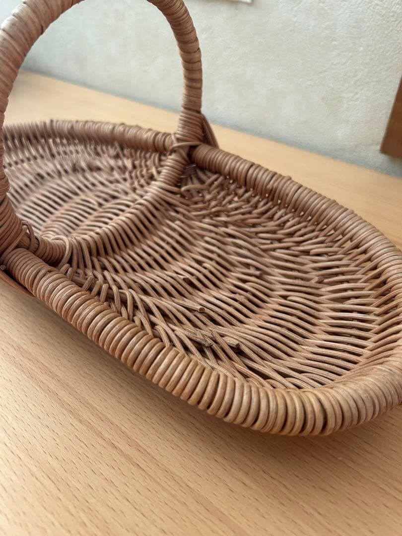 ラトビア バスケット かご 持ち手付き ゴッドアイ - メルカリ