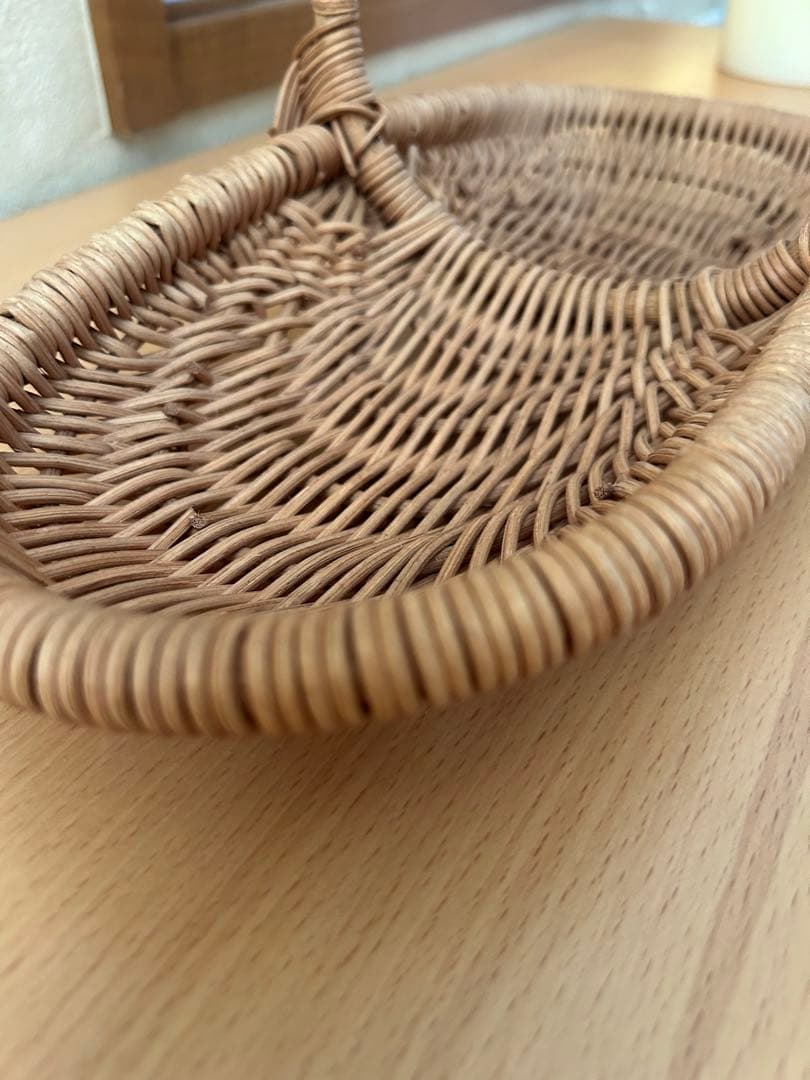 ラトビア バスケット かご 持ち手付き ゴッドアイ - メルカリ