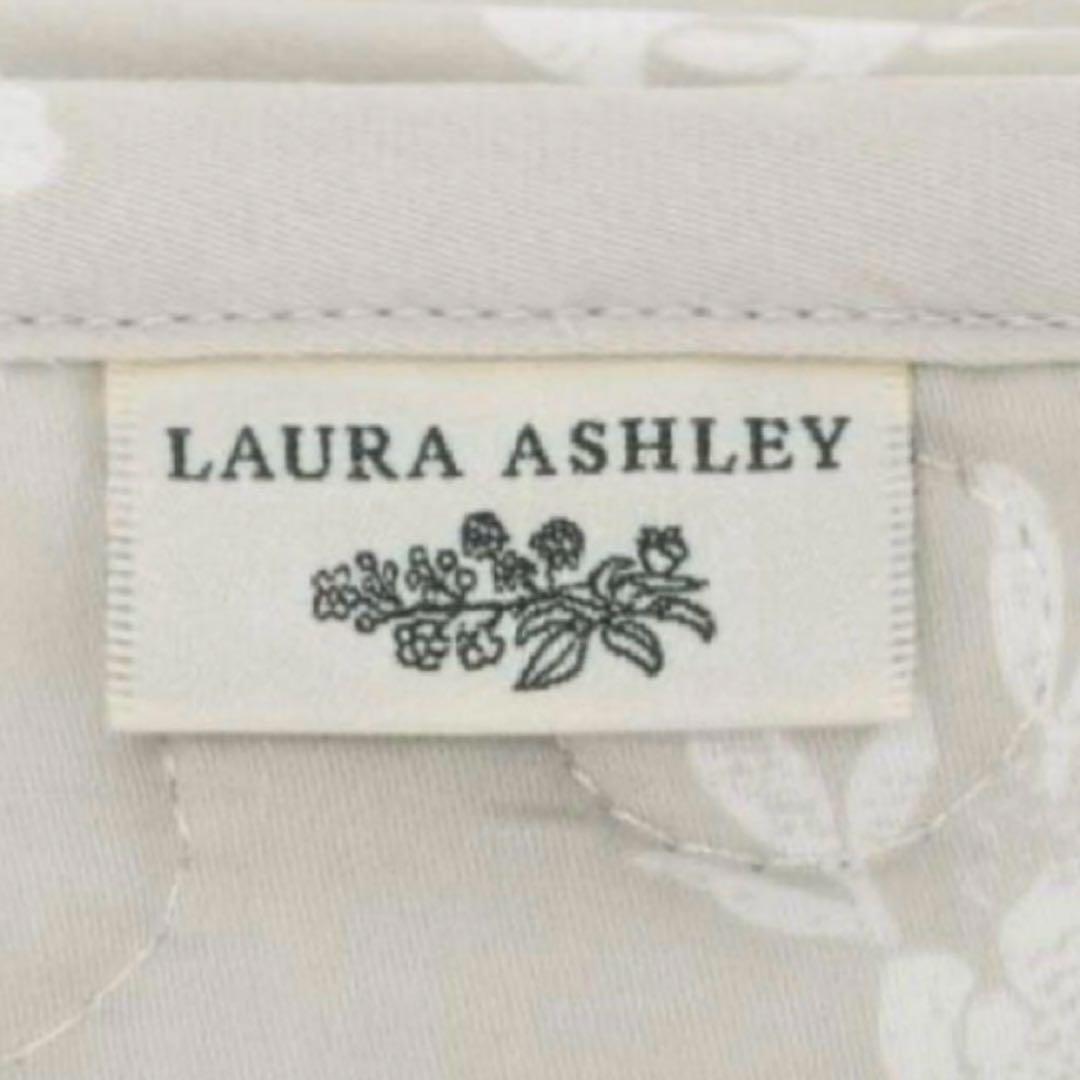 ローラアシュレイ　ジョゼッテ　キルトマルチカバー　ライトグレー　シングル用　新品