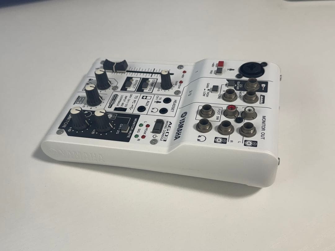 YAMAHA ウェブキャスティングミキサー オーディオインターフェース　AG03