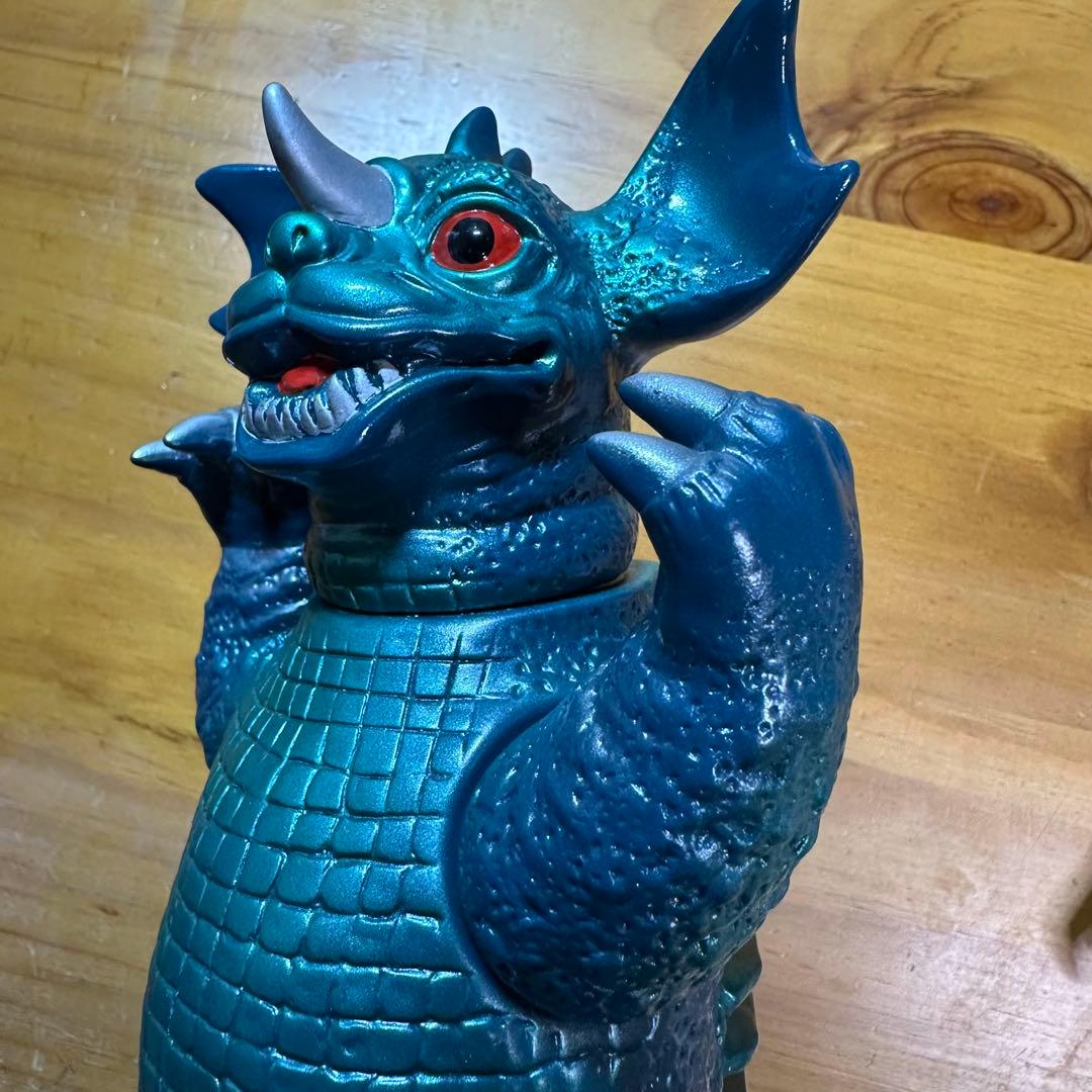 M1号 フランケンシュタイン 地底怪獣 バラゴン ブルー ソフビ 6040