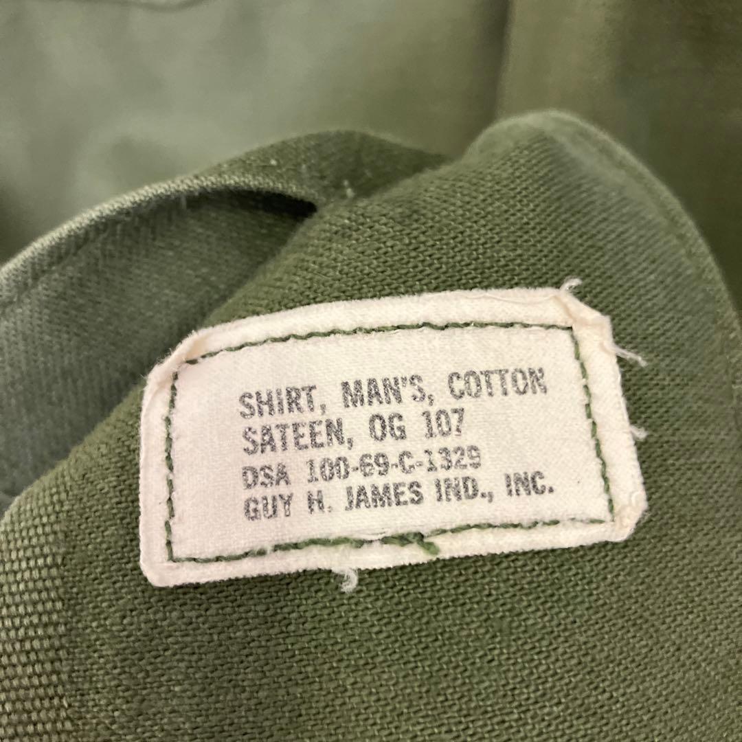 60s USA製 ヴィンテージ U.S.ARMY ミリタリーシャツ