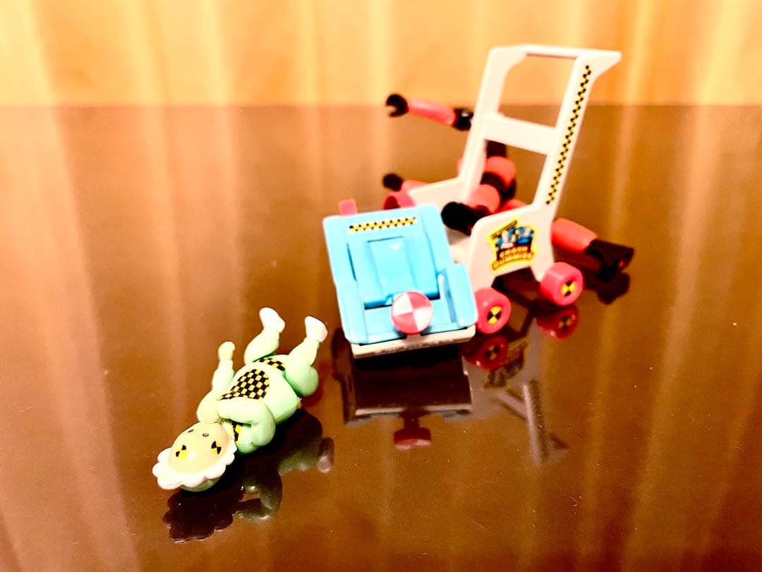 【希少美品】クラッシュダミーズ　フィギュア　ビークル　セット　当時もの